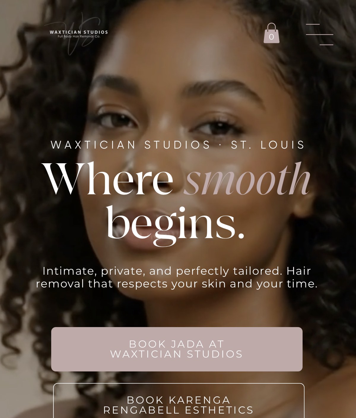 Waxtician Studios website screenshot